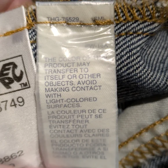 Tommy Hilfiger  Blue Denim Jacket XL NWT - Picture 4 of 7